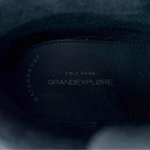 Cole Haan Zerogrand Explorer Gateway Hiker Waterproof Black/Leopard Print Sz 9B - Picture 9 of 12